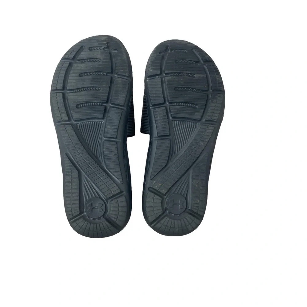 Youth Under Armour Black Slide Sandals